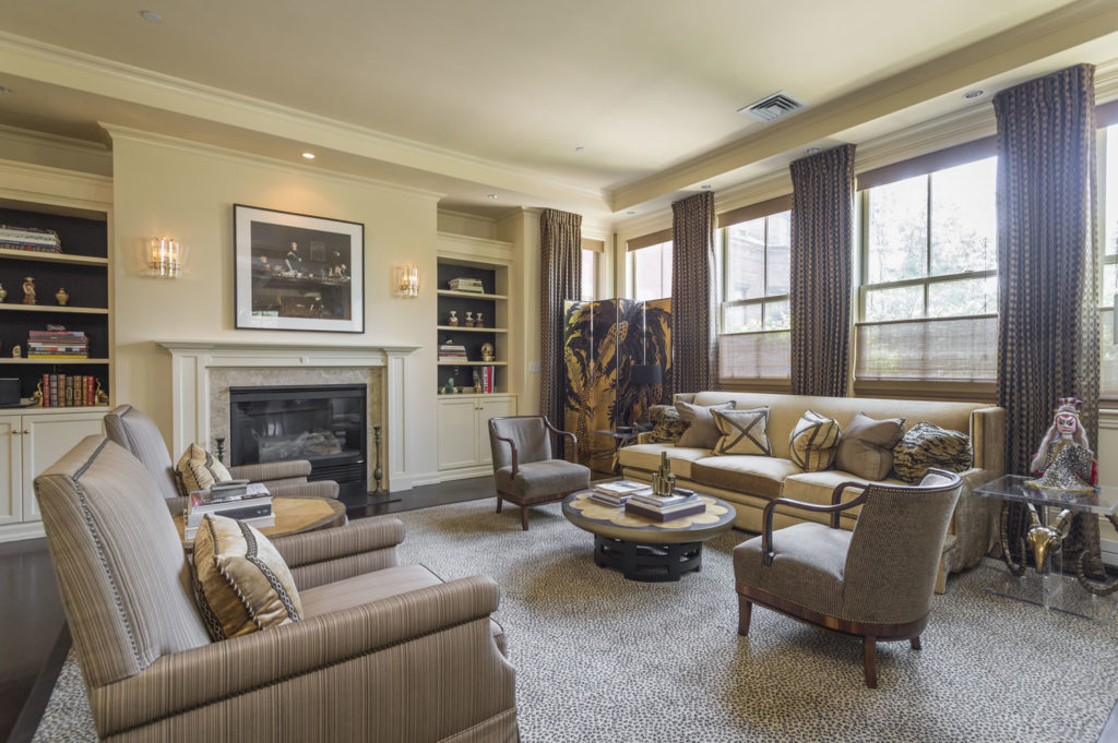 Boston Town Home: Living Room